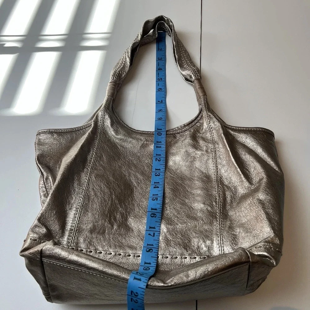 The Sak Gold Distressed Pig Leather Mod Hobo Bag